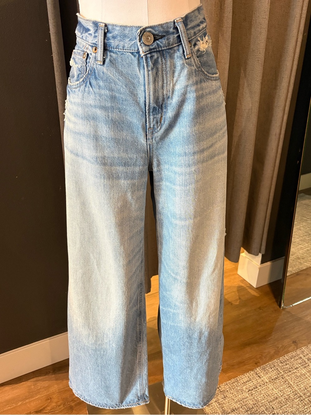 Moussy Lowell Super Wide Jean Light Blue 25